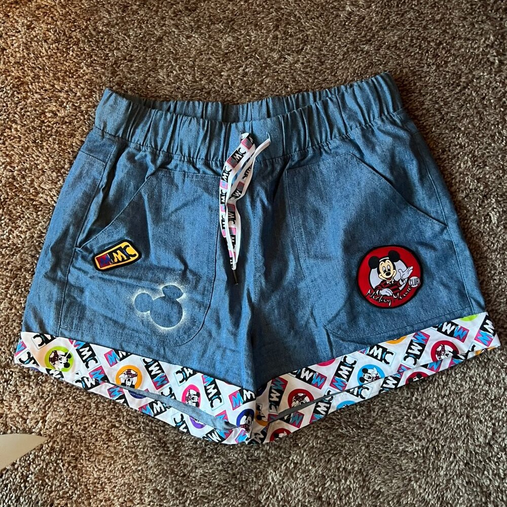 Women's Disney Cotton-Denim 90's Style Shorts Size Small